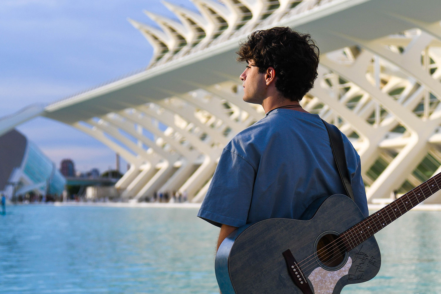 Pablo Verdeguer en la Ciudad de Las Artes y Las Ciencias